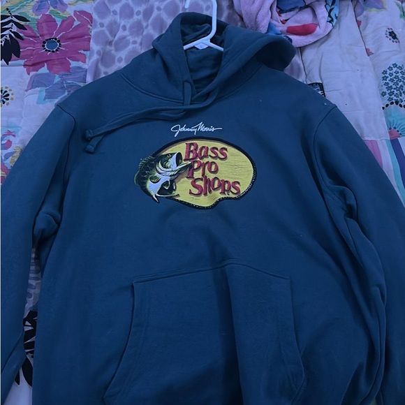 Bass Pro Shops Blue Hoodie - Picture 1 of 2